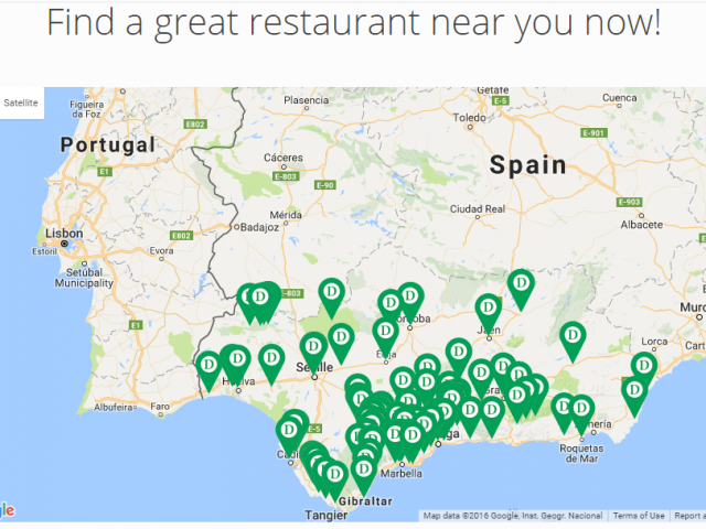 dining secrets andalucia interactive map